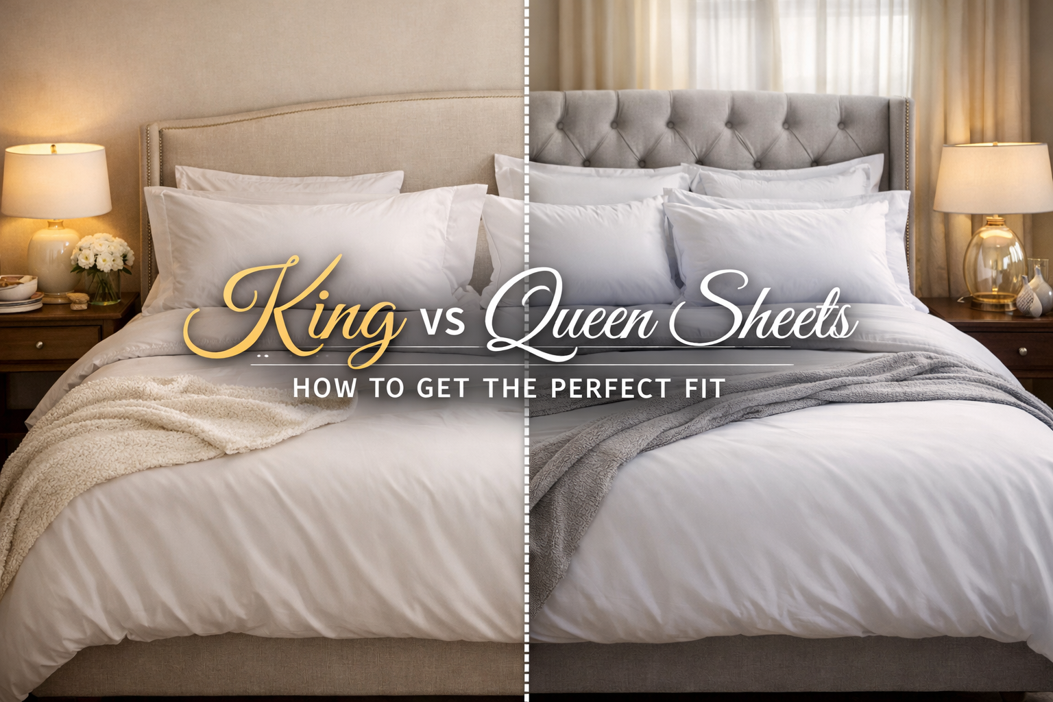 King vs Queen Sheets: How to Get the Perfect Fit