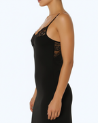 Black Lace Trim Sleepwear