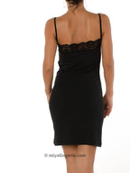 Black Lace Trim Sleepwear