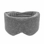 Gray sleep mask on a white background