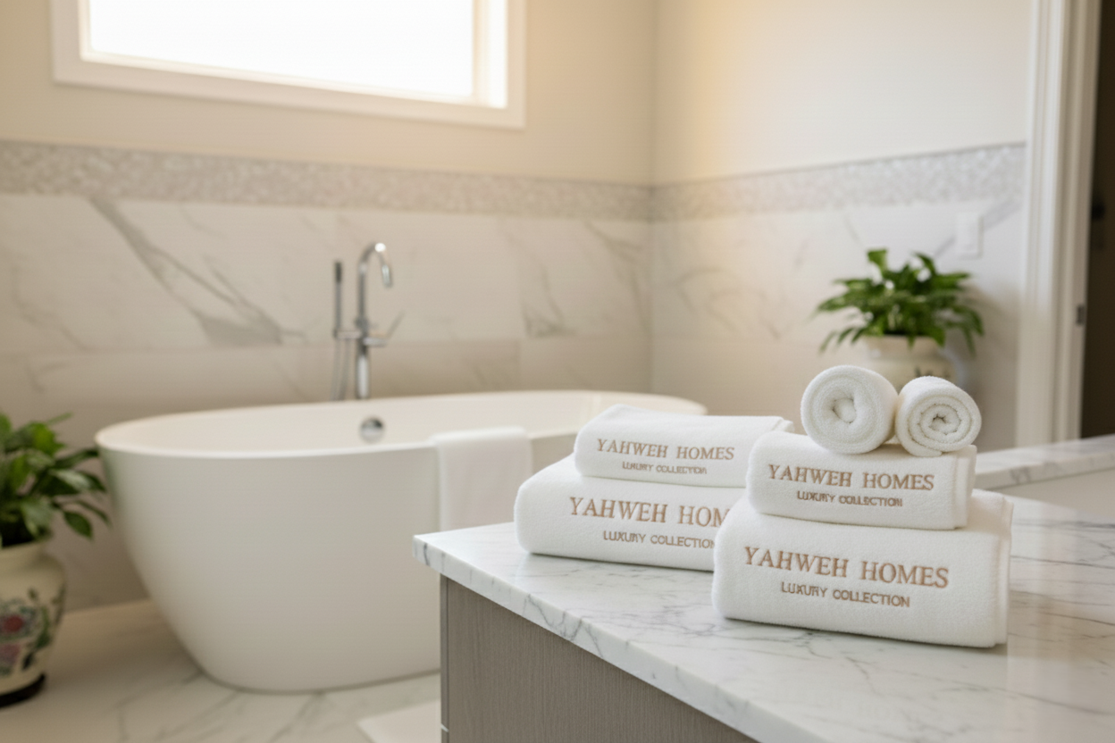 6-piece Towel set, 100% Organic Cotton Soft Towels