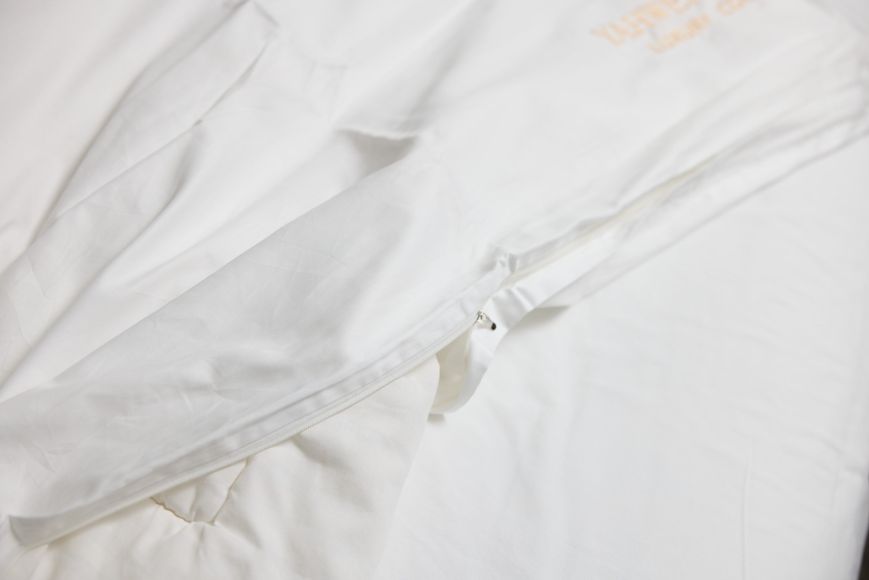 Close-up of Yahweh Homes Luxury Collection, white Duvet cover  