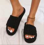Soft Cotton Fur Women Slippers