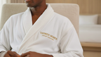 Soft absorbent spa robe suitable for men and women, ideal for post-shower comfort and at-home luxury.