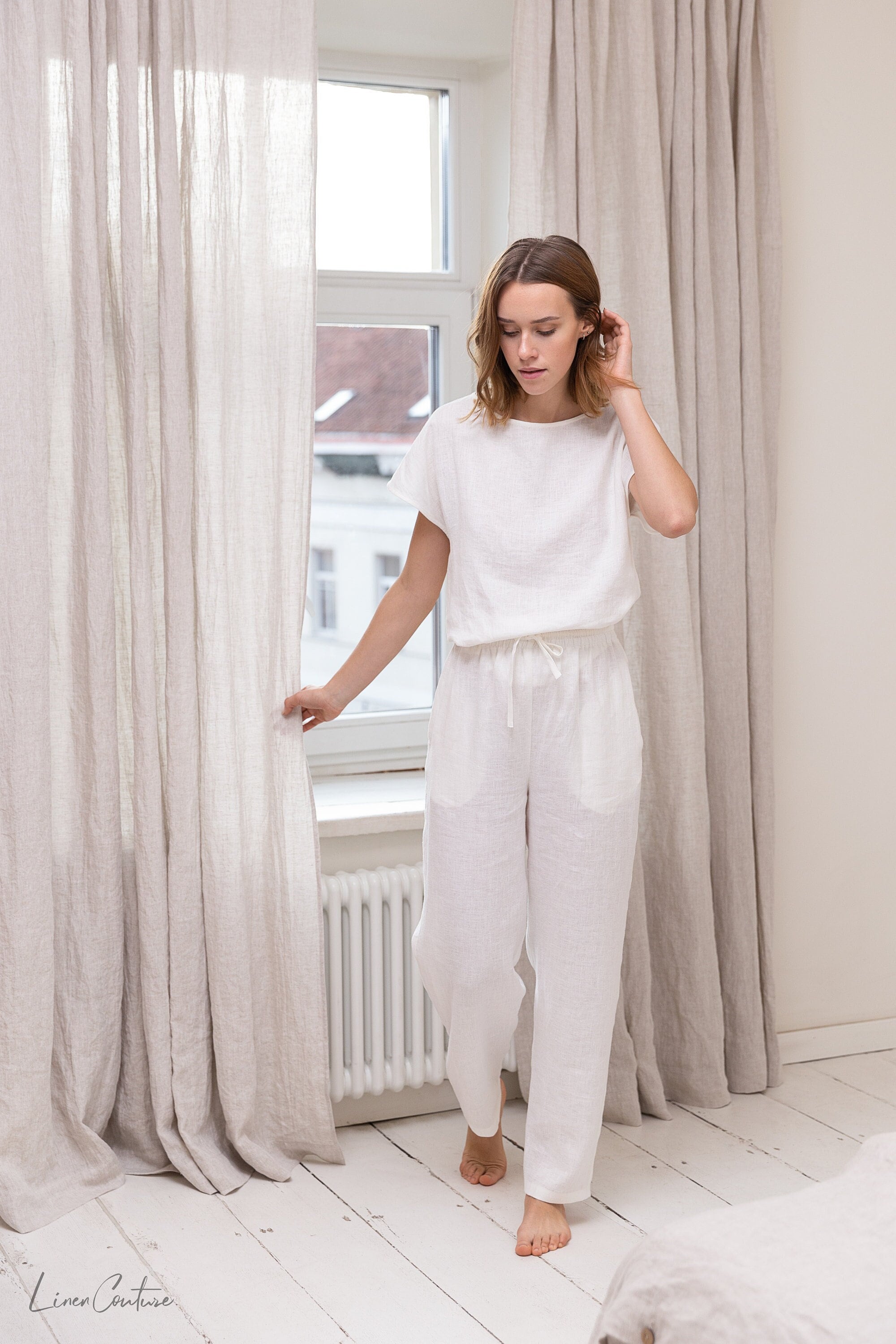 Linen loungewear